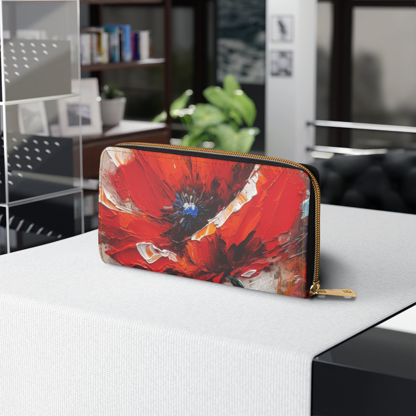 Unleash Your Creativity with Poppy Zipper Wallet: A Blossoming Artistic Journey