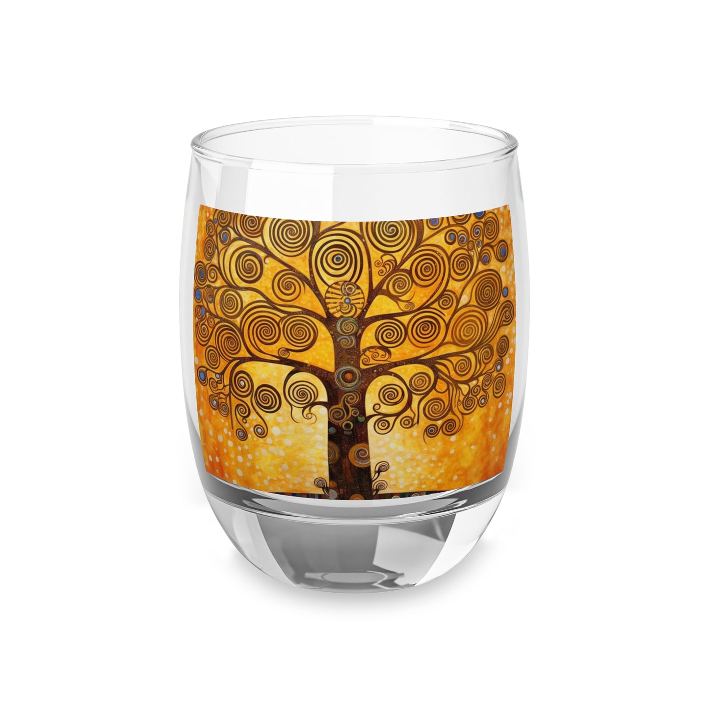 The Tree of Life Whiskey Glass: A Modern Art Tribute to Gustav Klimt