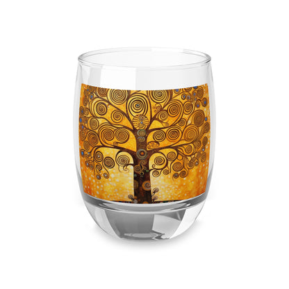 The Tree of Life Whiskey Glass: A Modern Art Tribute to Gustav Klimt