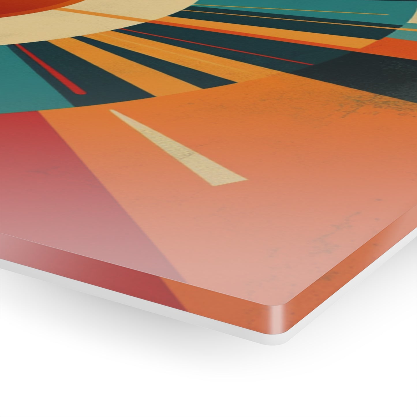 Minimalist Sunshine: Midcentury Modern Sun Acrylic Prints