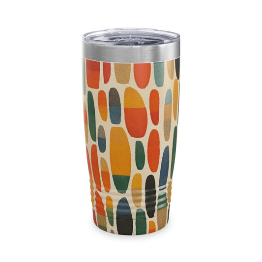 Vibrant Energy: Abstract Shapes Tumbler