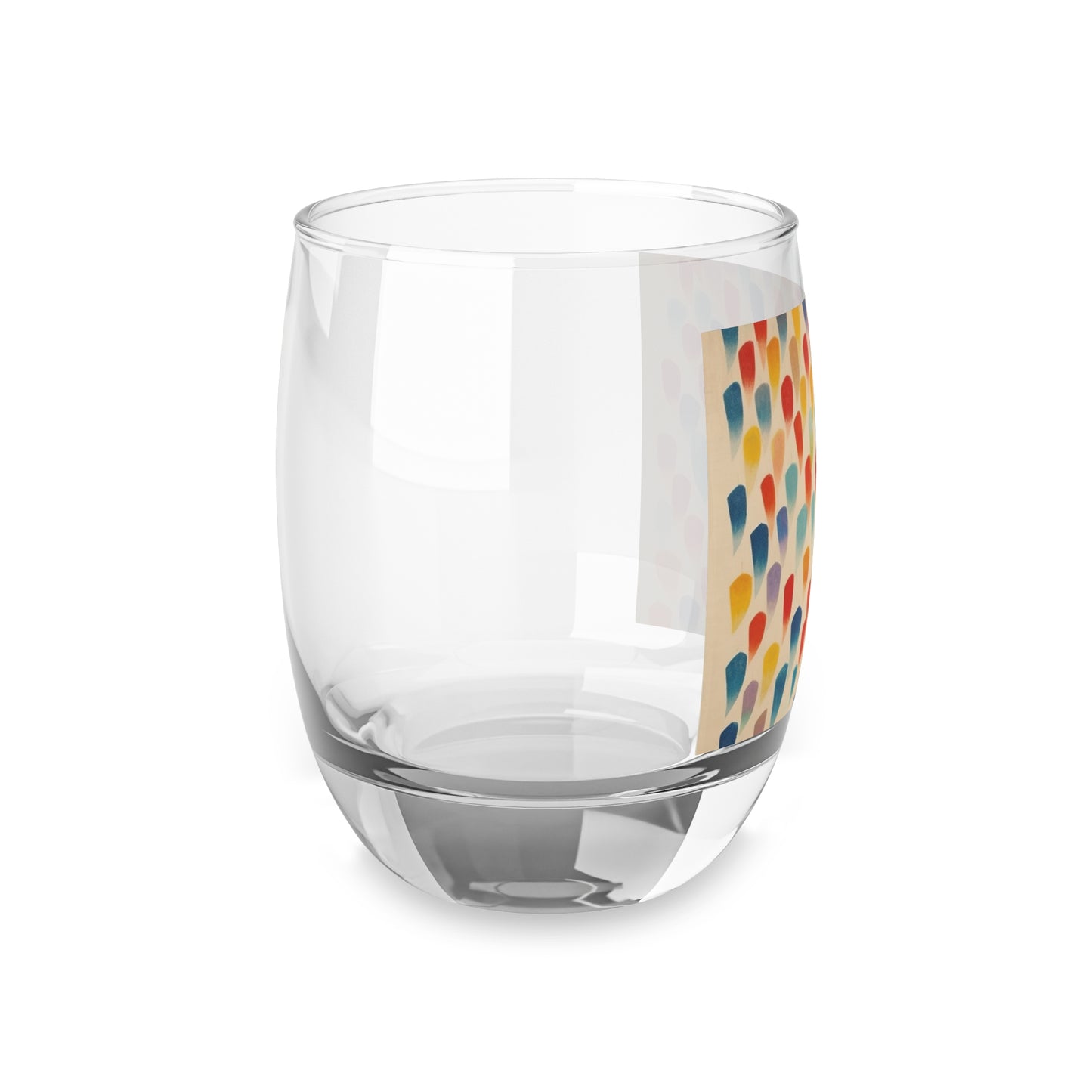 Ellsworth Kelly Inspired Whiskey Glass: A Fusion of Energy and Translucent Colors