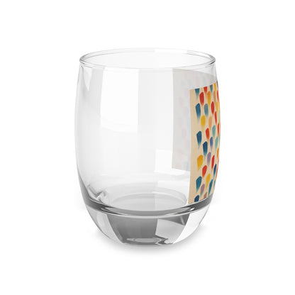 Ellsworth Kelly Inspired Whiskey Glass: A Fusion of Energy and Translucent Colors