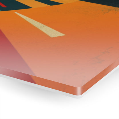 Minimalist Sunshine: Midcentury Modern Sun Acrylic Prints