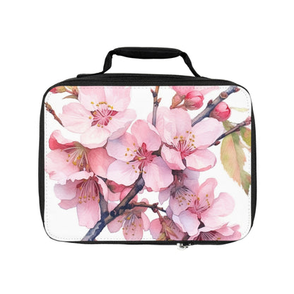 Whimsical Delight: Watercolor Cherry Blossom Tree Lunch Bag