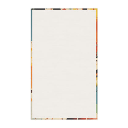 Abstract Harmony: Luminous Brushwork Kitchen Towel