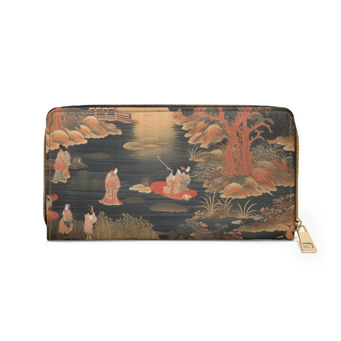 Custom Japanese Tapestry Zipper Wallet: Your Personalized Artistic Statement