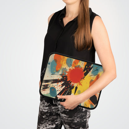 Energetic Explosion Laptop Sleeve - Unleash Your Productivity in Vibrant Style!