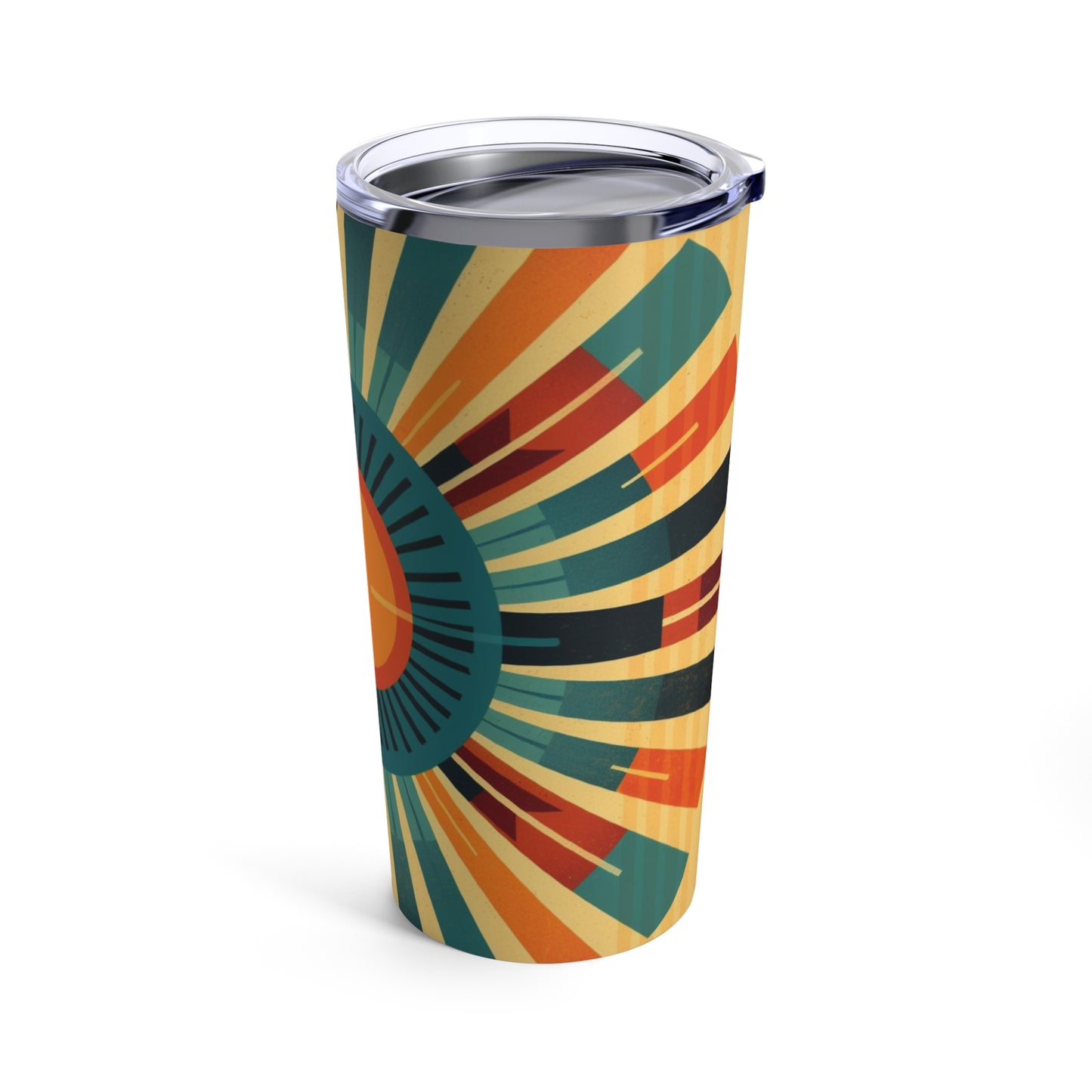 Vintage Radiance: Midcentury Modern Sun Tumbler