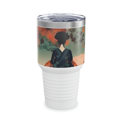 Fashion Forward: Kimono-Inspired Ringneck Tumbler for Style Enthusiasts