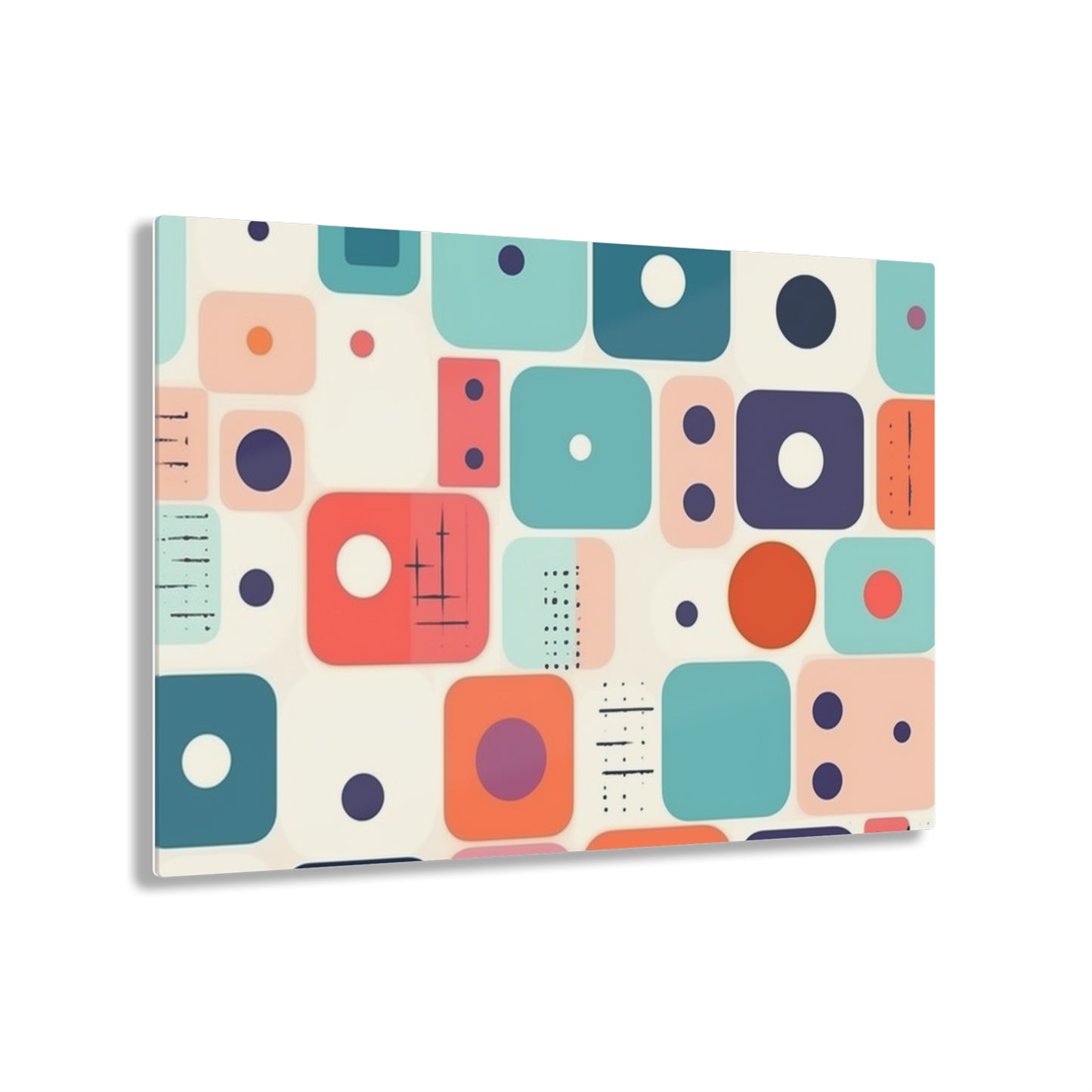 Retro Chic: Atomic Age-Inspired Acrylic Prints with Midcentury Modern Design and 1960s Fashion