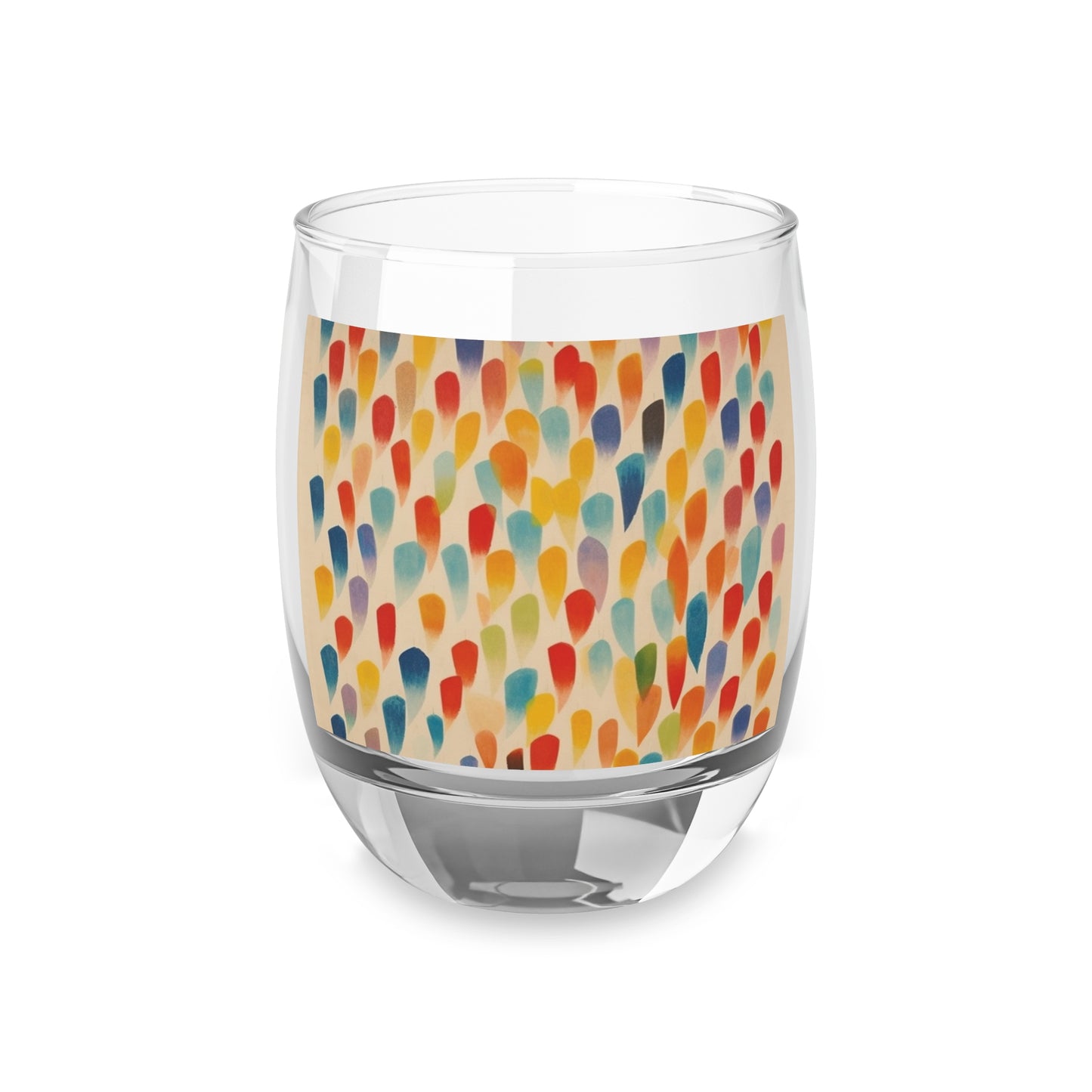 Ellsworth Kelly Inspired Whiskey Glass: A Fusion of Energy and Translucent Colors
