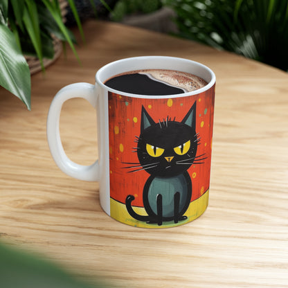 Cat-Tastic Blend: Best Ceramic Mug for Atomic Age and Midcentury Homes