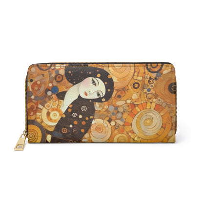 Sensual Symmetry: Zipper Wallet Embodying the Essence of Symbolism in 19th Century Art