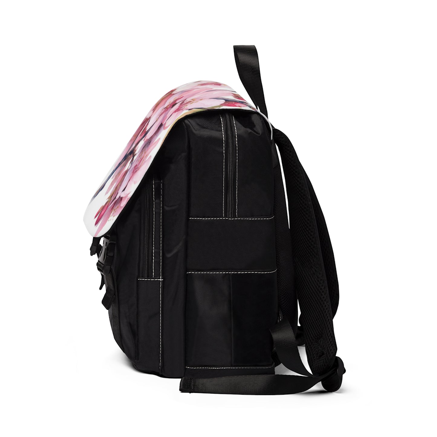 Whimsical Delight: Watercolor Cherry Blossom Tree Unisex Casual Shoulder Backpack