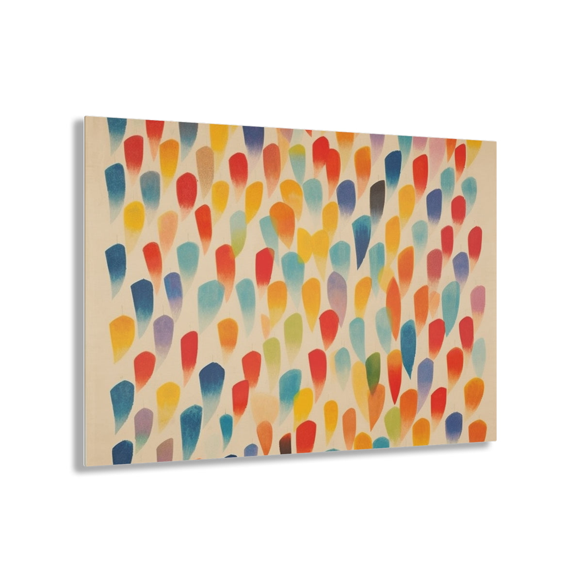 Energetic Abstraction: Colorful Shapes Acrylic Prints