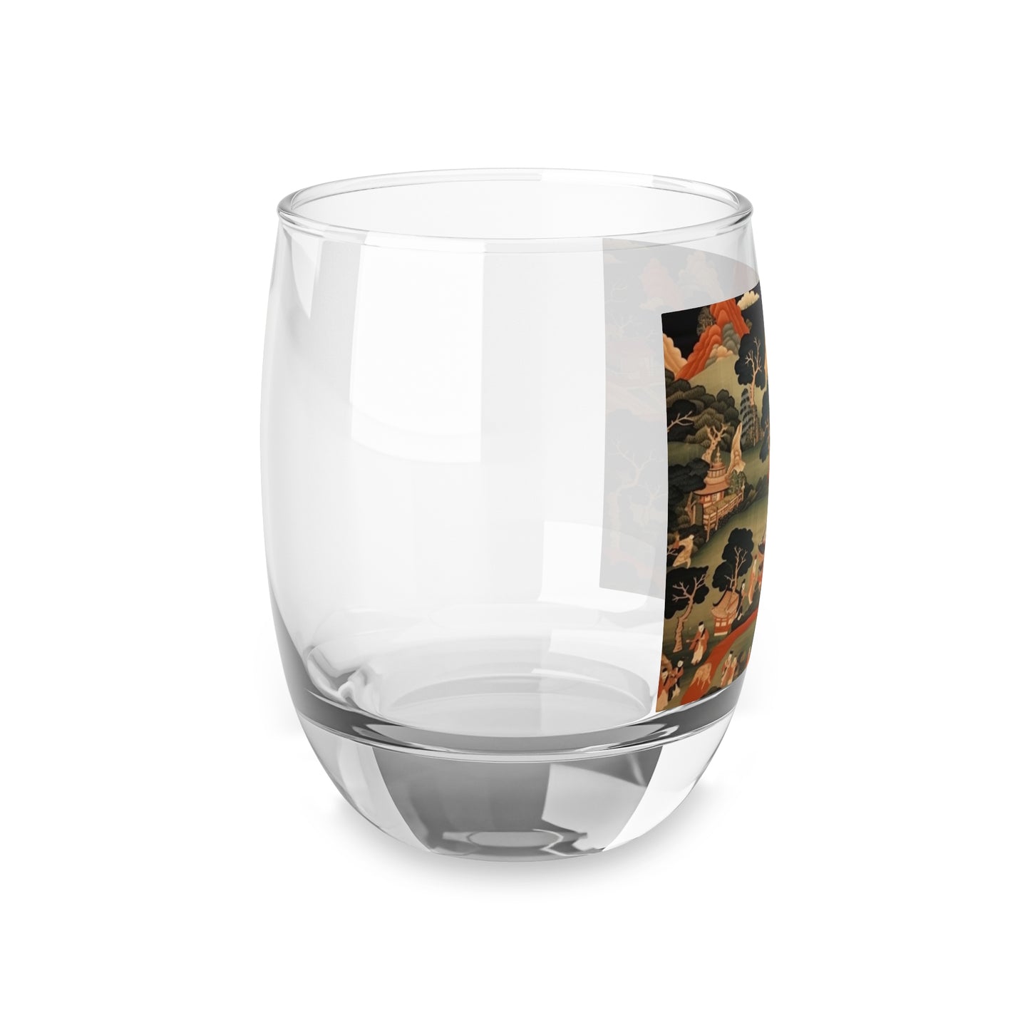 Tapestry Treasures: Japanese-inspired Whiskey Glass for Art Lovers