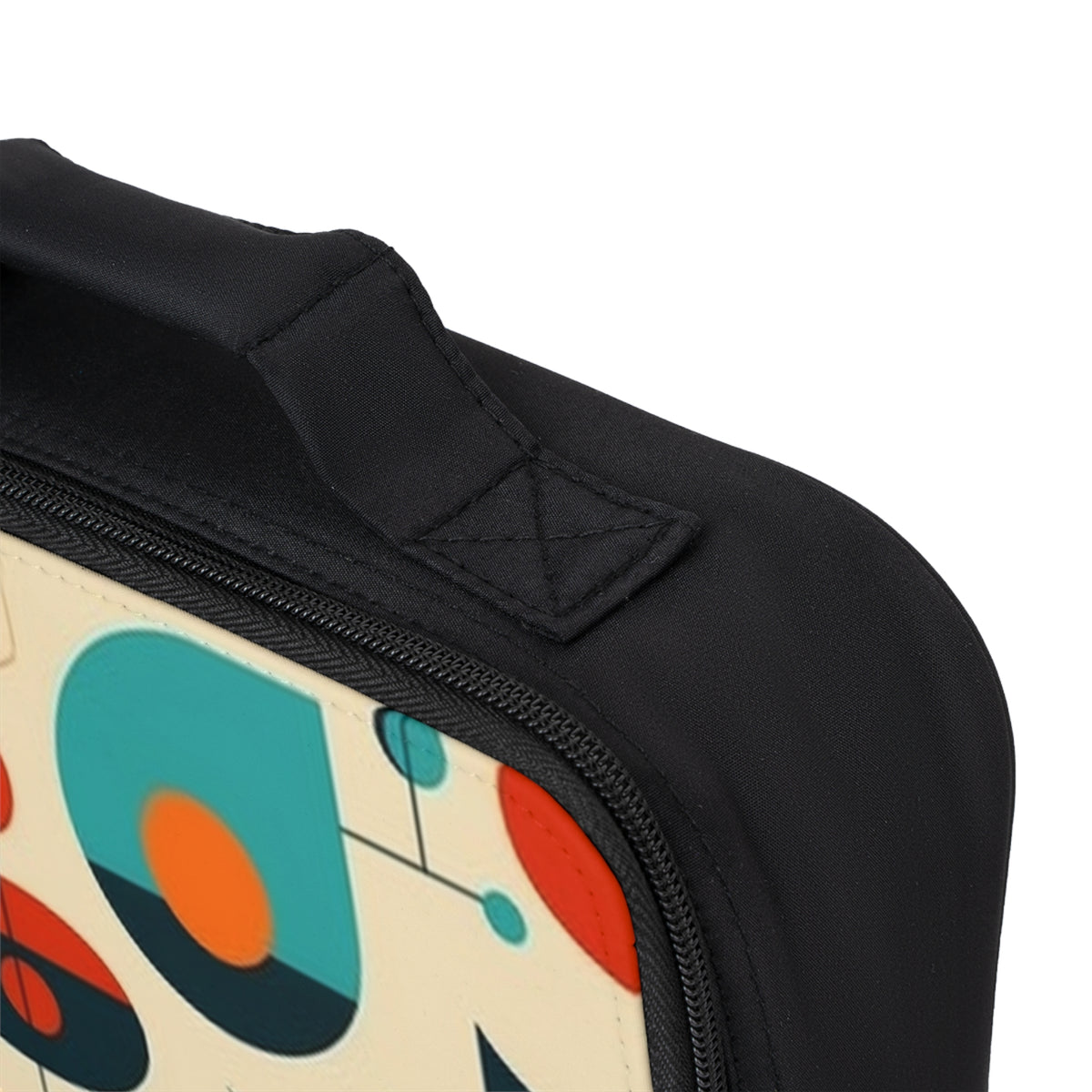 Geometric Elegance: Minimalist Midcentury Modern Lunch Bag