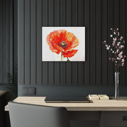 Watercolor Poppy Garden Acrylic Prints: Unleash the Beauty of Nature