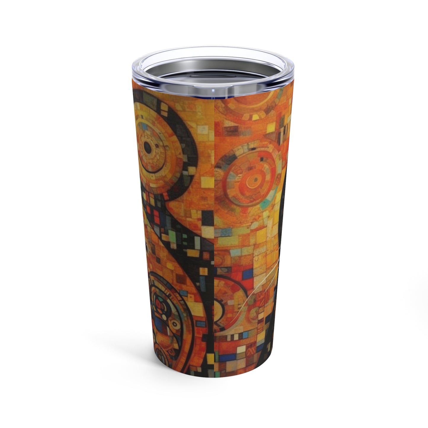 Symbolic Elegance: Gustav Klimt-Inspired Tumbler