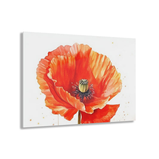 Watercolor Poppy Garden Acrylic Prints: Unleash the Beauty of Nature