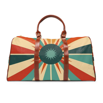 Scandinavian Design Starburst Candy Colored Waterproof Travel Bag for Men