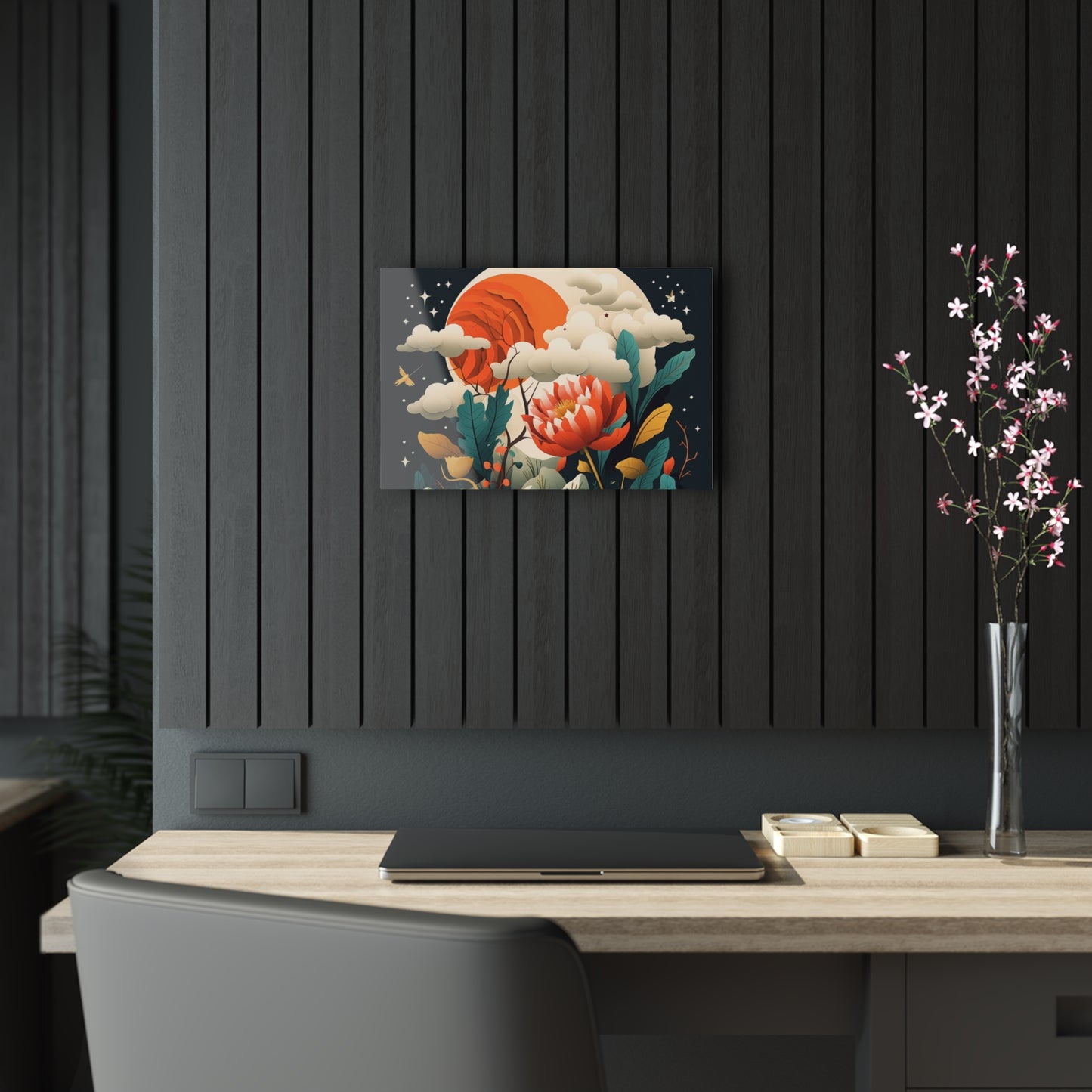 Retro Chic: Atomic Age-Inspired Acrylic Prints with Midcentury Modern Design and 1960s Fashion