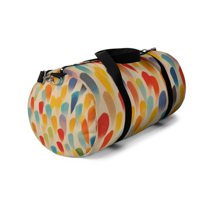 Energetic Brush Strokes Duffel Bag