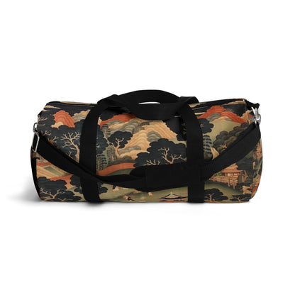 Tapestry Treasures: Japanese-inspired Duffel Bag for Art Lovers