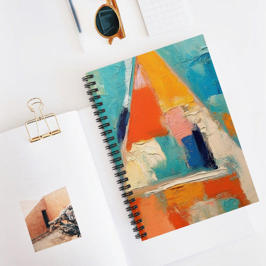 Colorful Canvas: Triangle Inspired Notebook