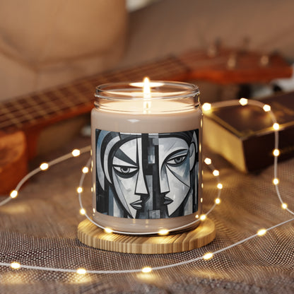 Cubist Paintings Scented Soy Candle