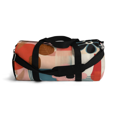 Abstract Expressions: Modern Art-Inspired Midcentury Modern Duffel Bag with Timeless Design