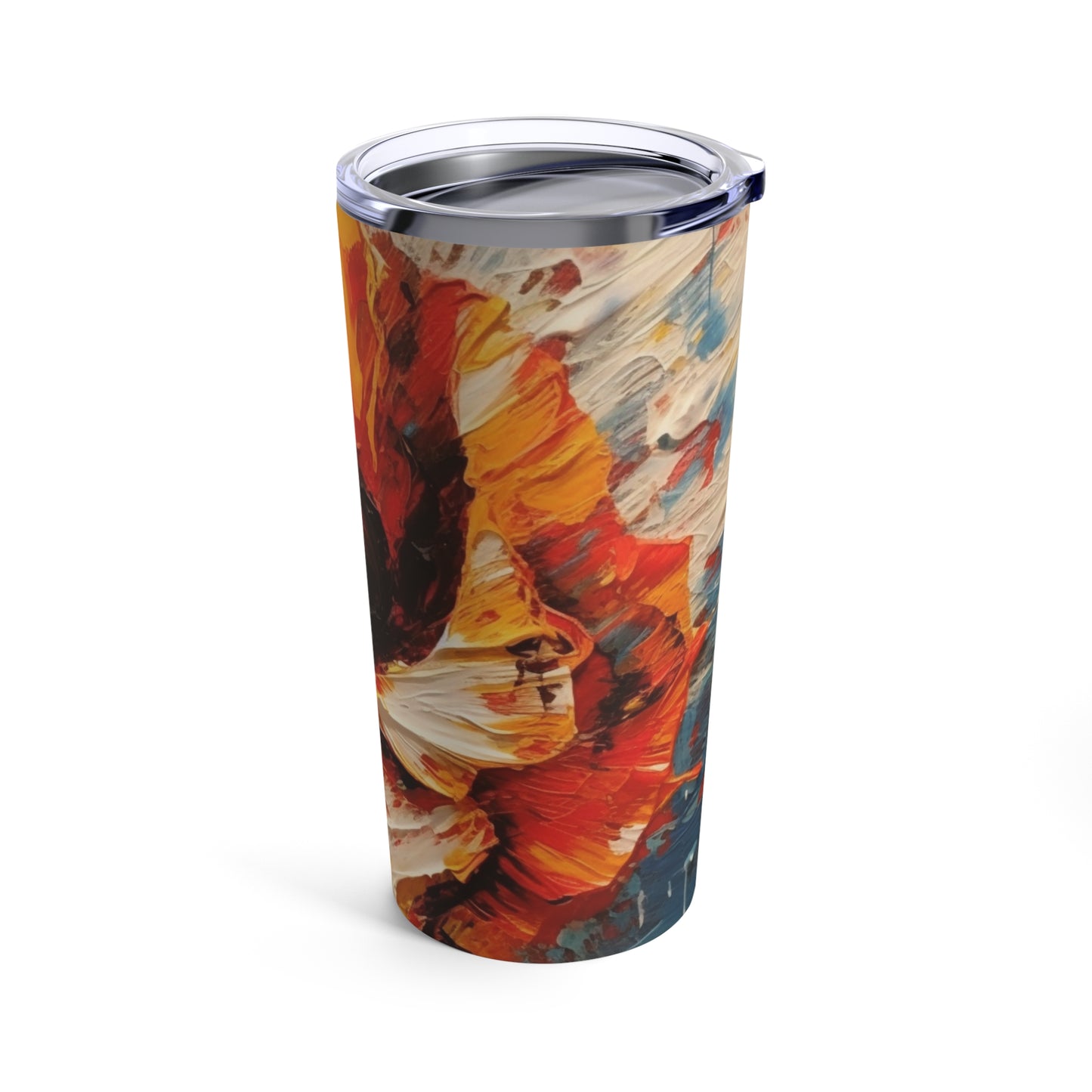 Exploring Poppy Beauty: Flower Drawing Tumbler