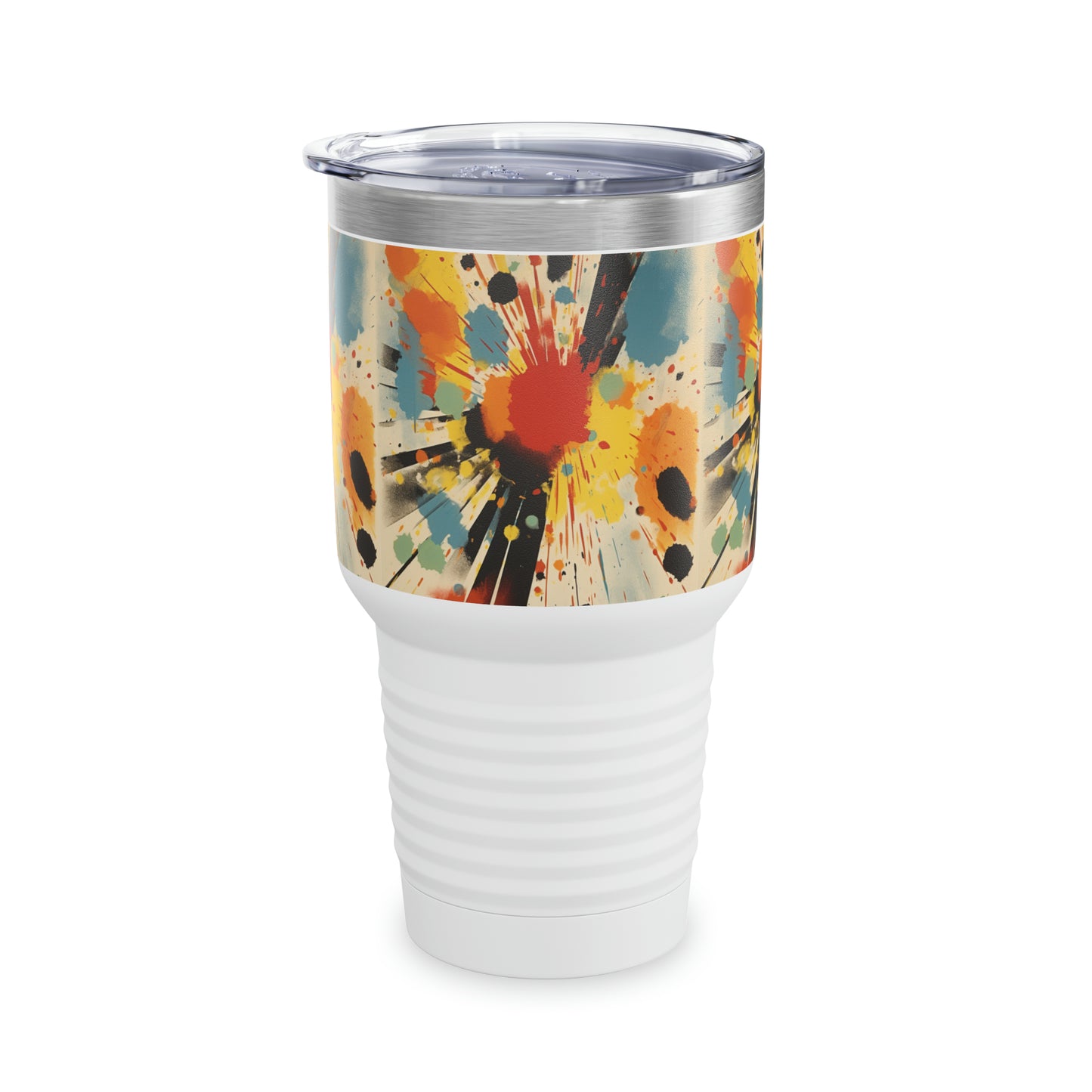 Abstract Harmonies: Silkscreen Patterns Transform the Ringneck Tumbler