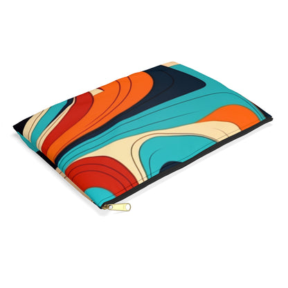 Midcentury Abstractions: Abstract-Inspired Accessory Pouch