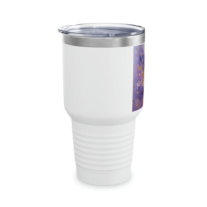 Unleash Your Creativity: Lavender Ringneck Tumbler, Embark on an Artistic Journey