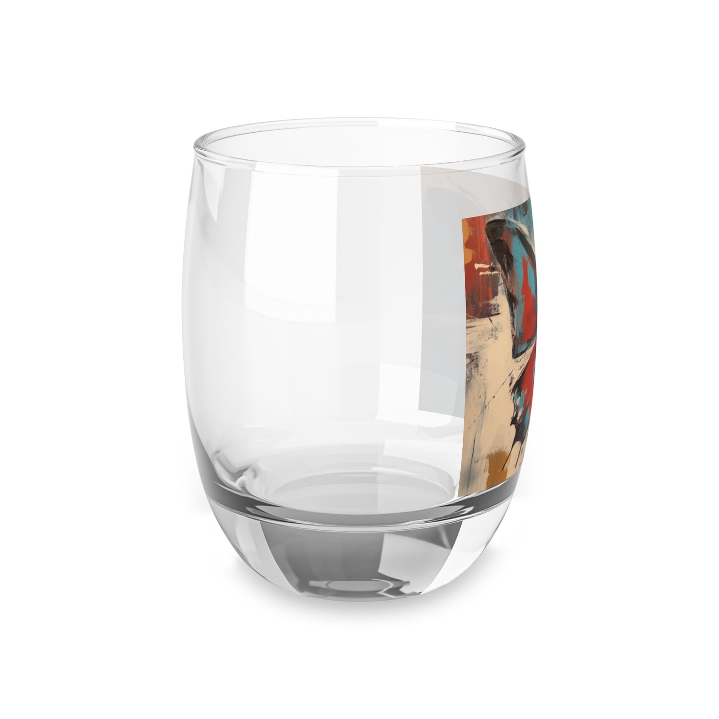 Whiskey Glass with Bauhaus-Inspired Butterfly: Embrace the Subtle Elegance of Nature