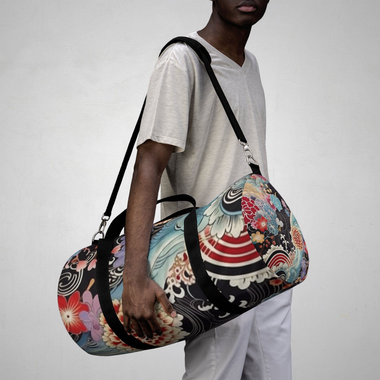 Authentic Japanese Kimono Duffel Bag: Embrace Tradition