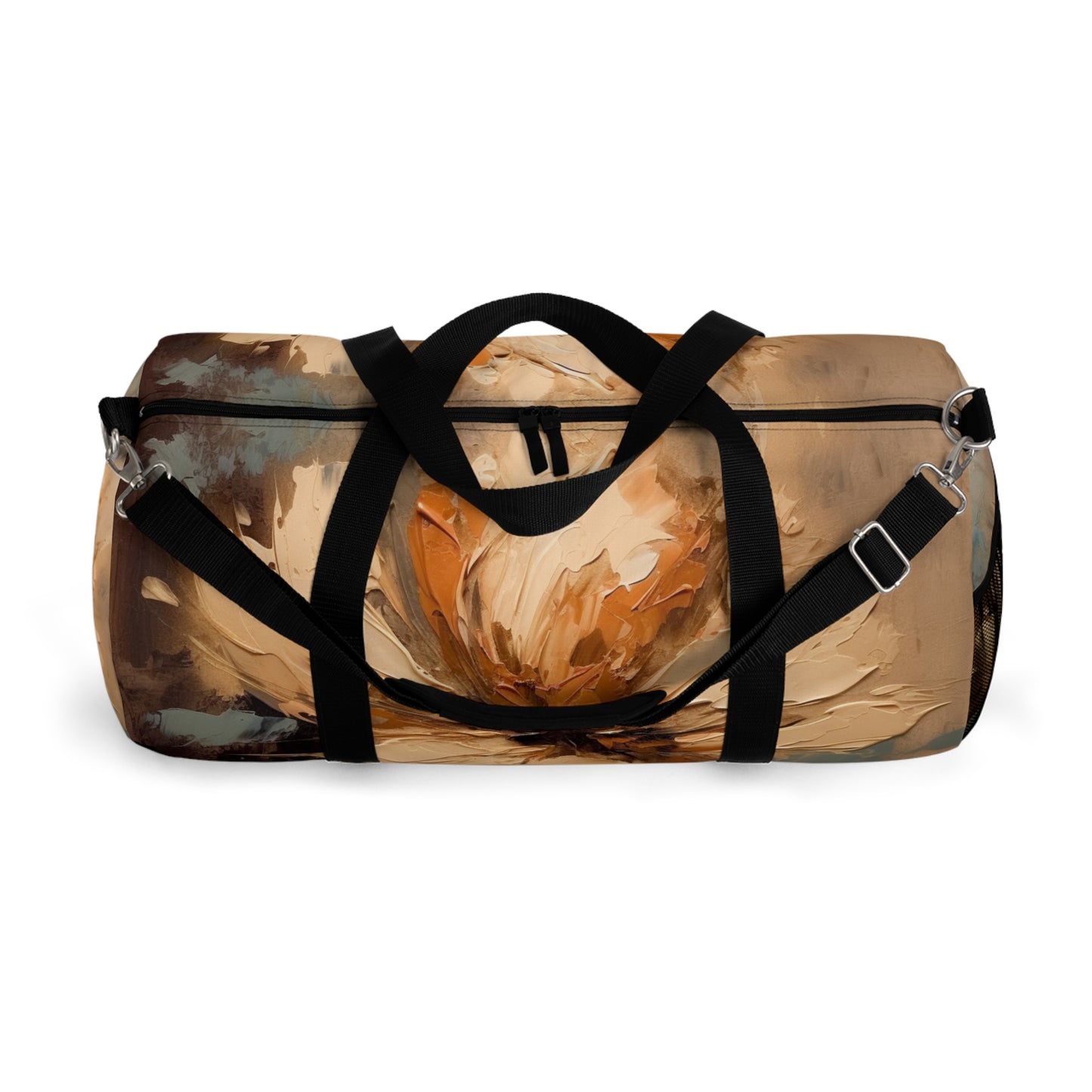 Artistic Fusion: Duffel Bag Infused with Tan Hua-Inspired Abstract Art