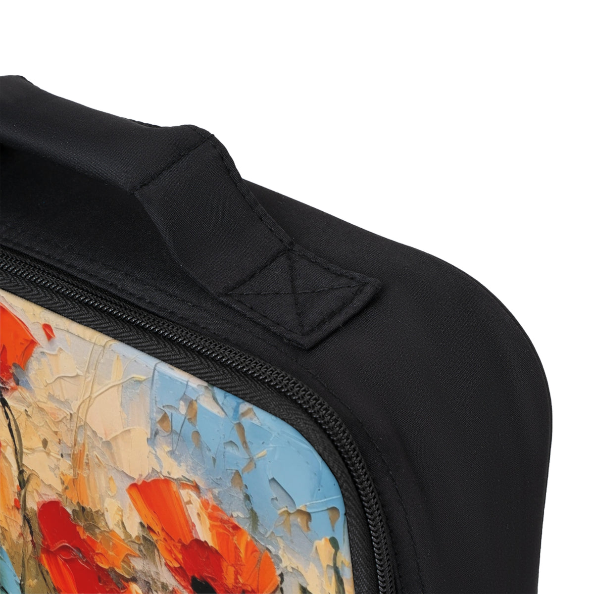 Lunch Bag Paradise: Abstract Poppy Artwork and Flower Drawings