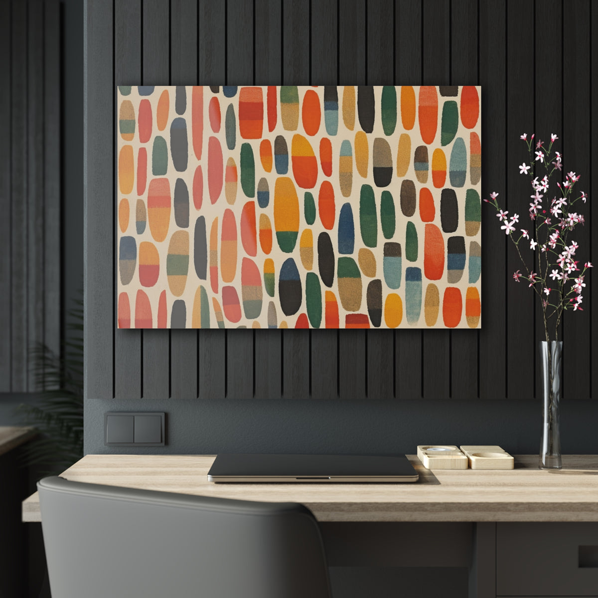 Shapeful Abstraction Acrylic Prints