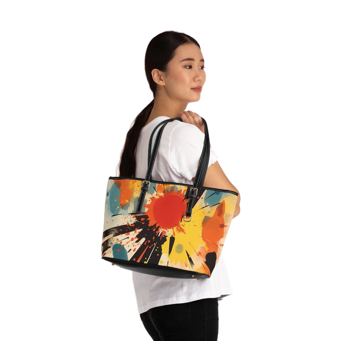 Cosmic Fusion PU Leather Shoulder Bag
