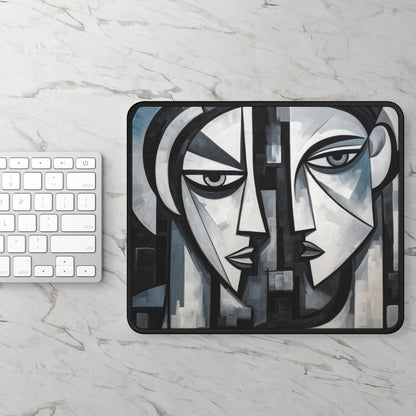Cubist Paintings Gaming Mouse Pad: Captivating Brush Strokes in Every Refreshing Drink