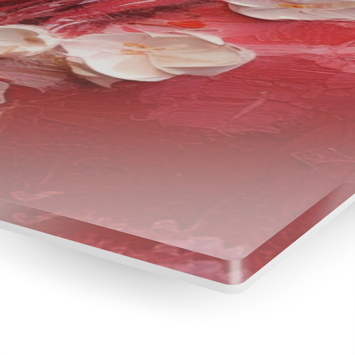 Abstract Cherry Blossom Acrylic Prints: Captivating Brushstrokes