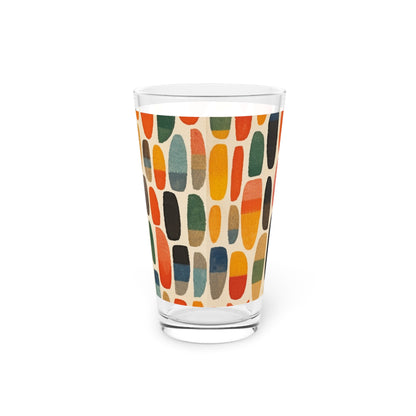 Dynamic Abstract Pint Glass