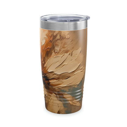 Artistic Fusion: Tumbler Infused with Tan Hua-Inspired Abstract Art
