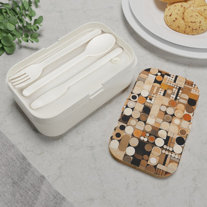 Earthy Elegance: Geometric Bento Box