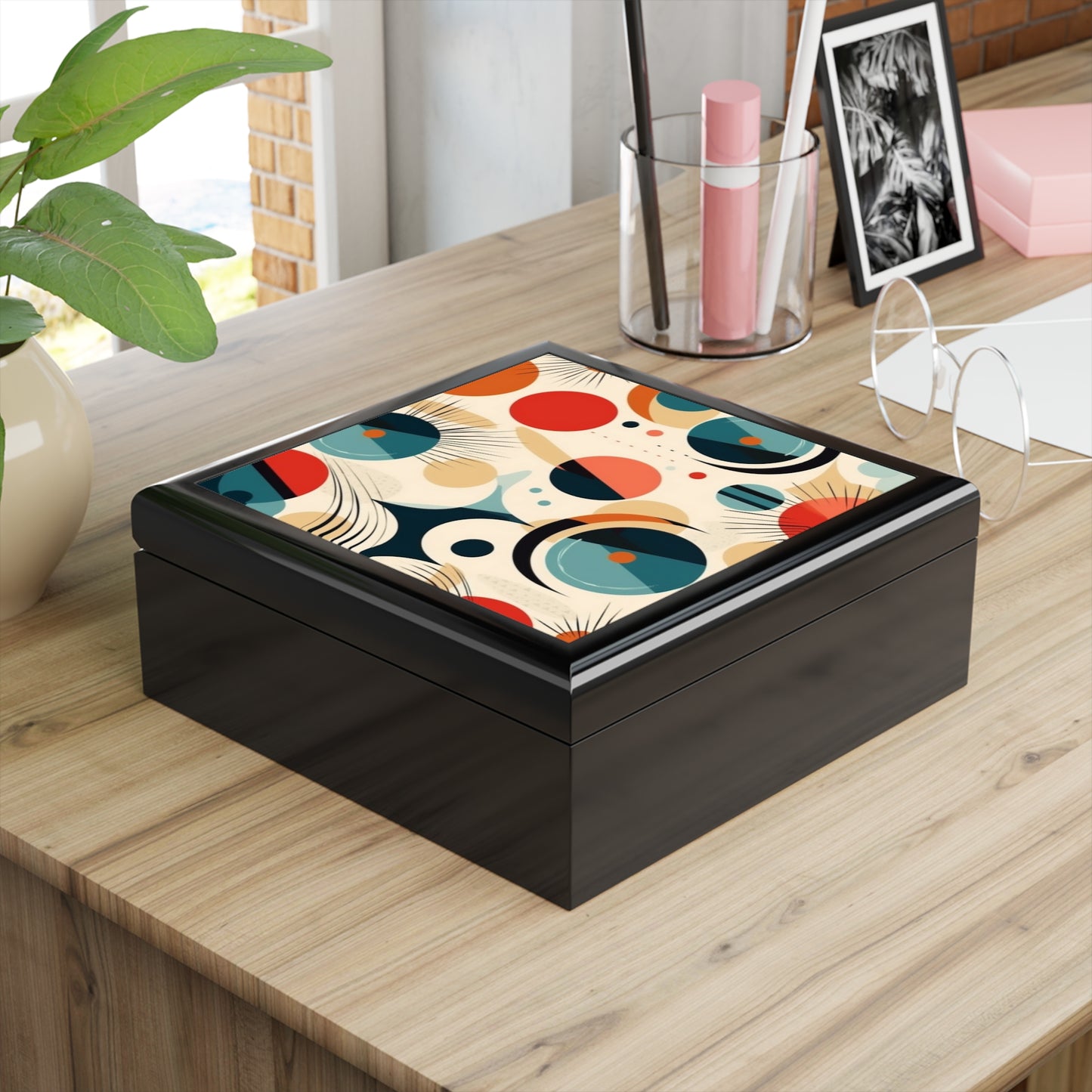 Abstract Elegance: Midcentury Modern Jewelry Box