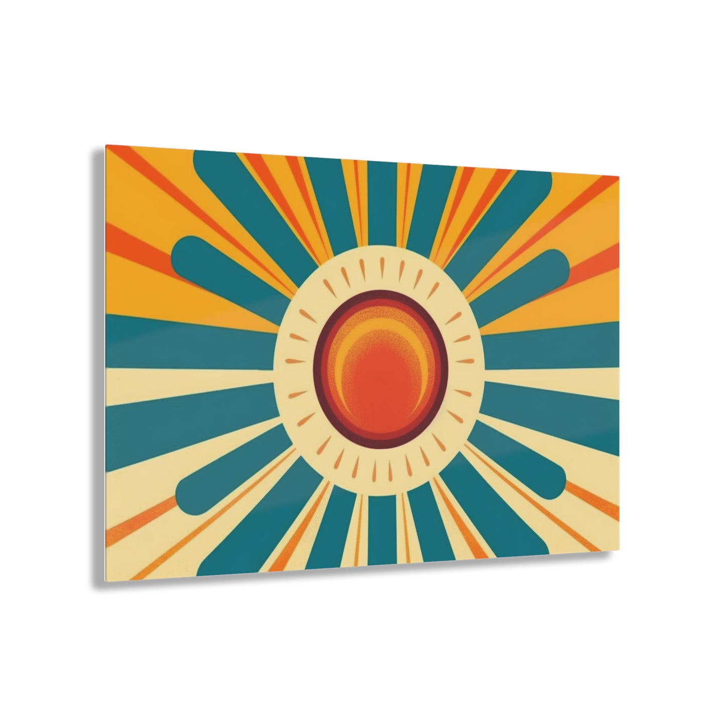 Atomic Age Sunshine: Midcentury Modern Sun Acrylic Prints