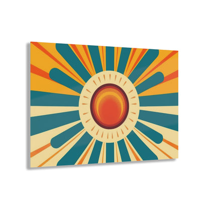 Atomic Age Sunshine: Midcentury Modern Sun Acrylic Prints